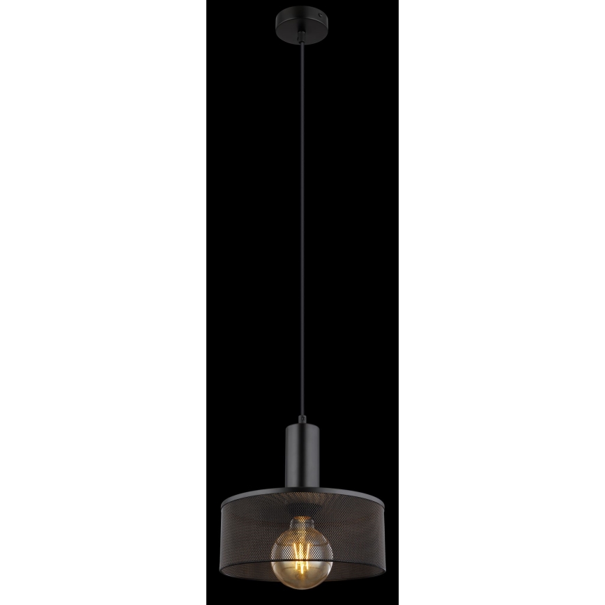 Globo - Lustra ar auklu 1xE27/60W/230V melna