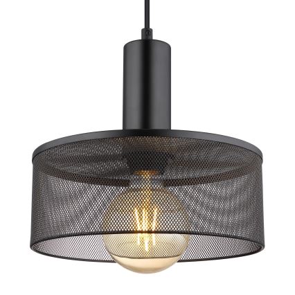 Globo - Lustra ar auklu 1xE27/60W/230V melna