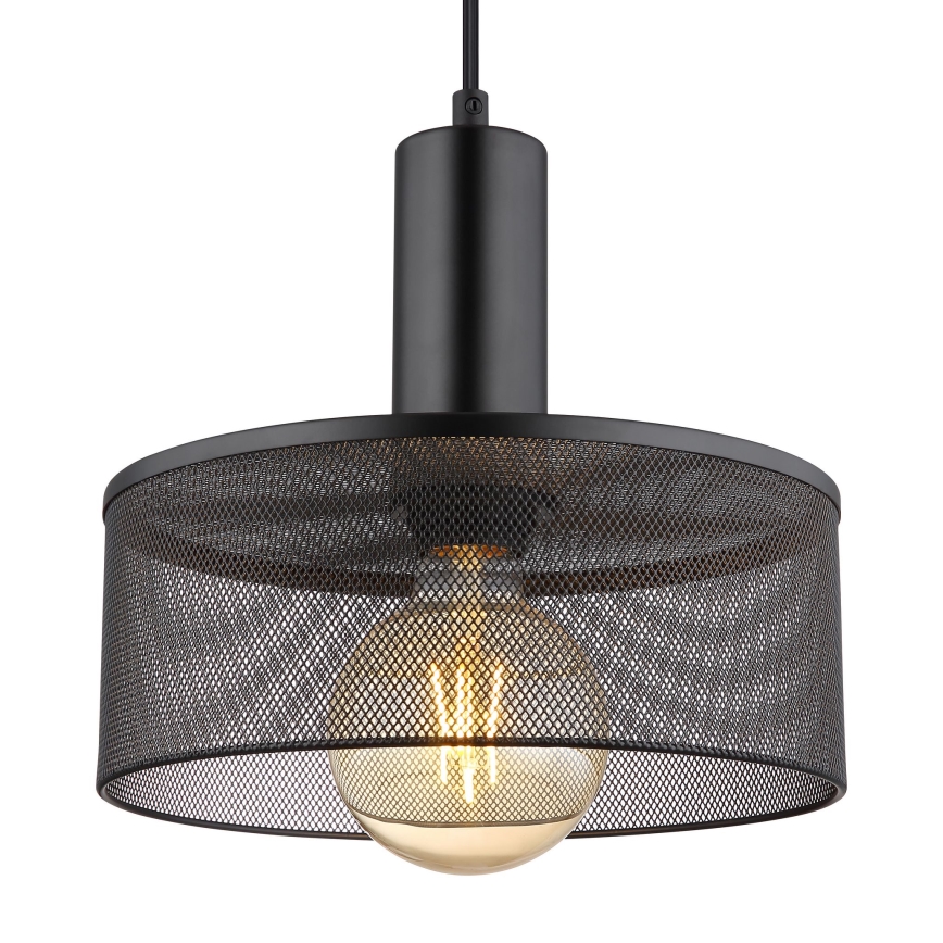 Globo - Lustra ar auklu 1xE27/60W/230V melna