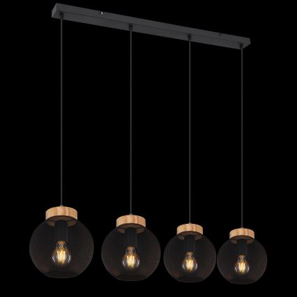 Globo - Pakaramā lustra uz troses 4xE27/40W/230V