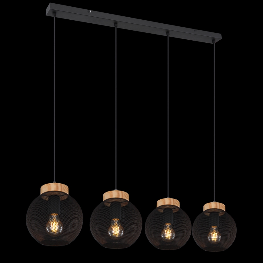 Globo - Pakaramā lustra uz troses 4xE27/40W/230V