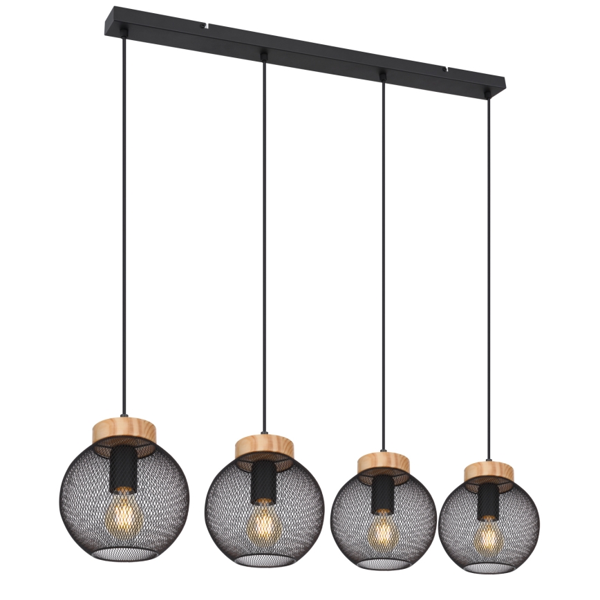 Globo - Pakaramā lustra uz troses 4xE27/40W/230V
