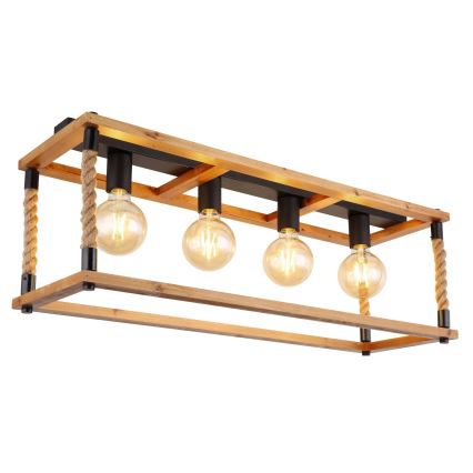 Globo 15691-4D - Griestu lampa VERNON 4xE27/60W/230V