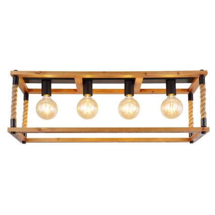 Globo 15691-4D - Griestu lampa VERNON 4xE27/60W/230V
