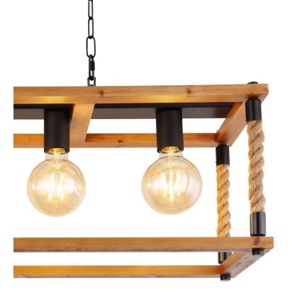 Globo 15691-4H - Lustra ar auklu VERNON 4xE27/60W/230V