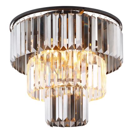 Globo - Virsapmetuma lustra 3xE27/40W/230V d. 40 cm melna