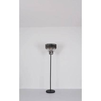 Globo - Grīdas stāvlampa 3xE27/40W/230V d. 40 cm melna