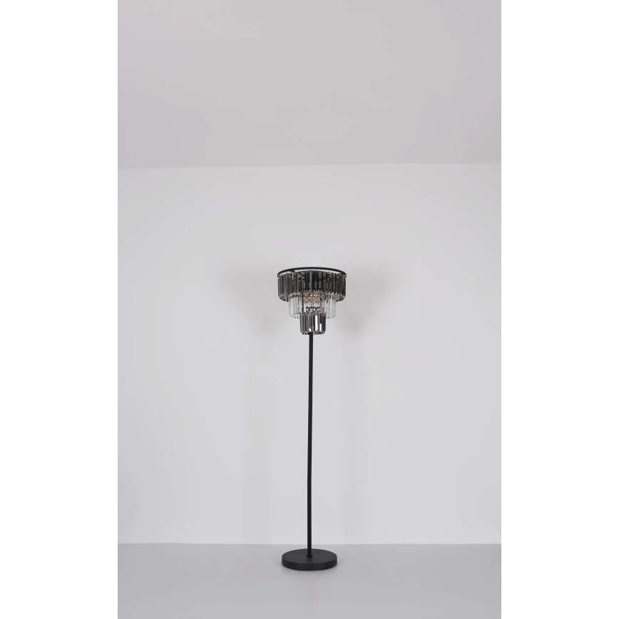 Globo - Grīdas stāvlampa 3xE27/40W/230V d. 40 cm melna