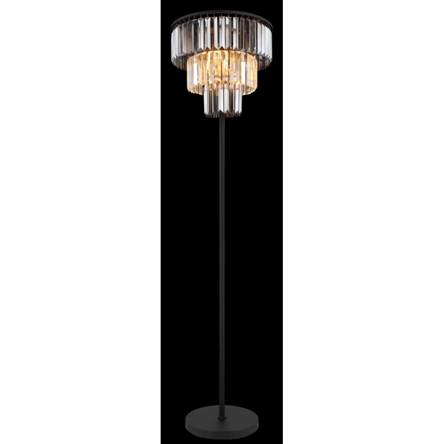 Globo - Grīdas stāvlampa 3xE27/40W/230V d. 40 cm melna