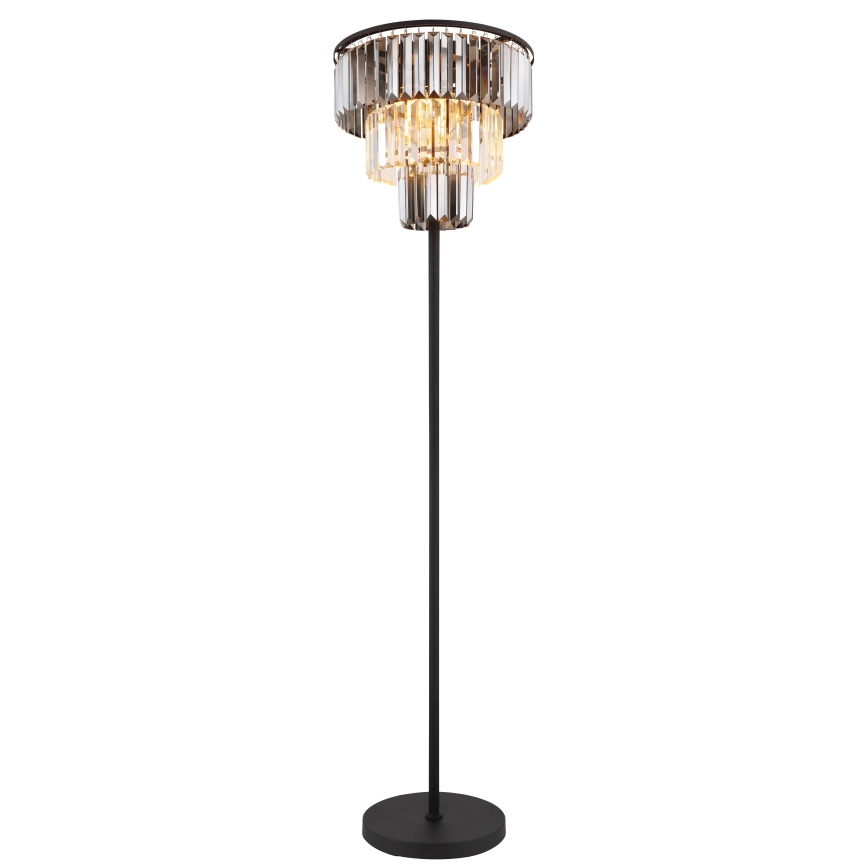Globo - Grīdas stāvlampa 3xE27/40W/230V d. 40 cm melna