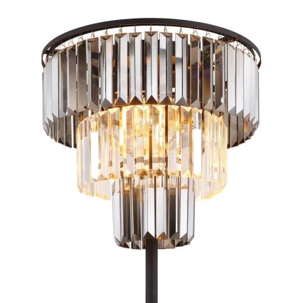 Globo - Grīdas stāvlampa 3xE27/40W/230V d. 40 cm melna