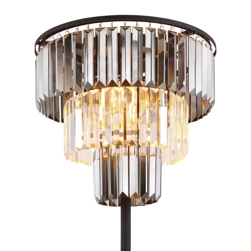 Globo - Grīdas stāvlampa 3xE27/40W/230V d. 40 cm melna
