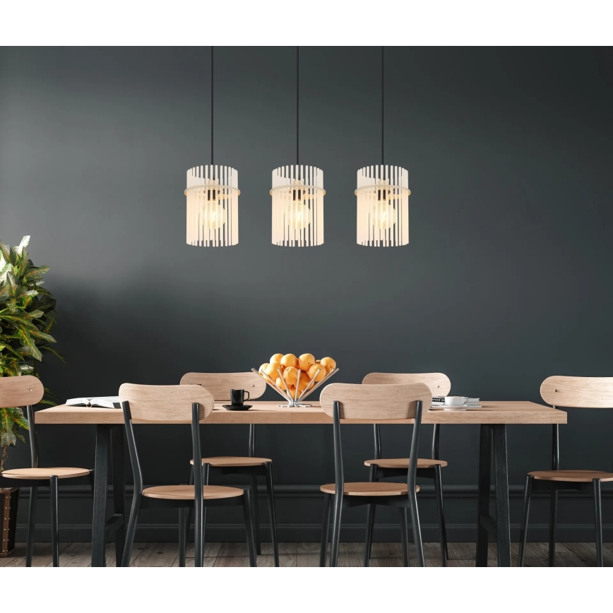 Globo - Pakaramā lustra ar vadu 3xE27/60W/230V