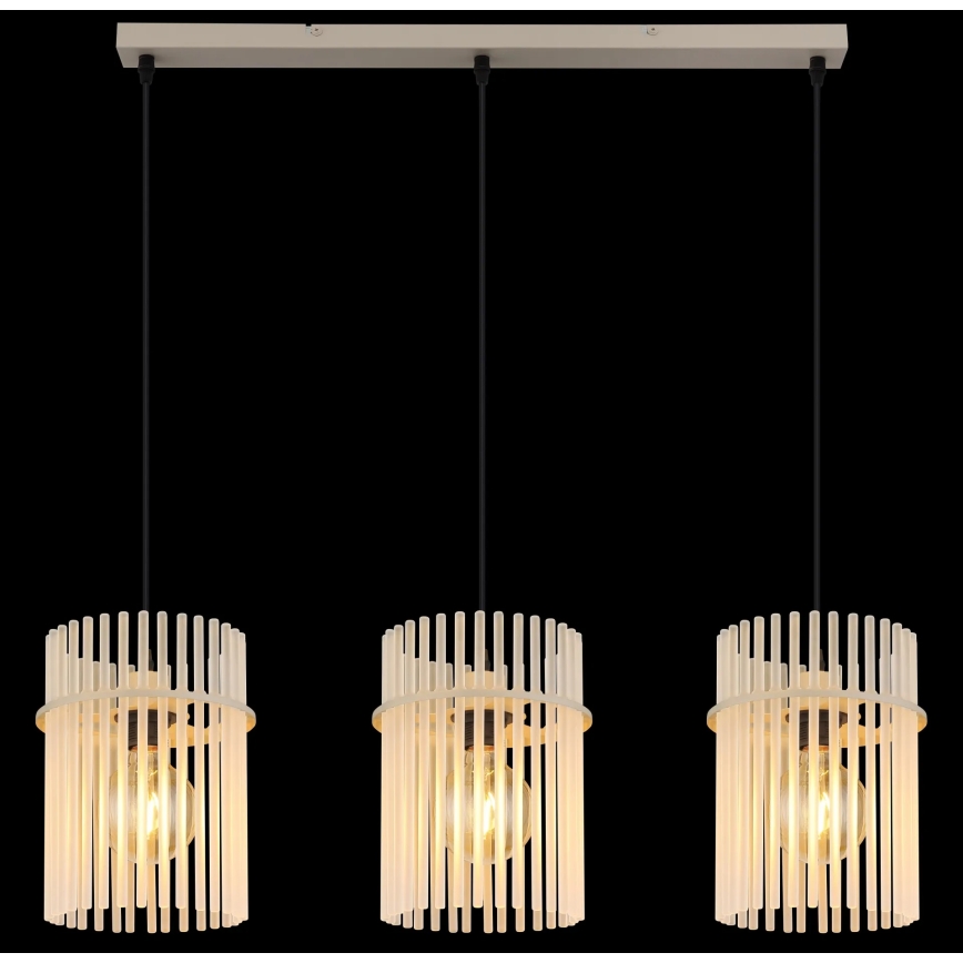 Globo - Pakaramā lustra ar vadu 3xE27/60W/230V