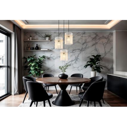 Globo - Lustra ar vadu 3xE27/60W/230V