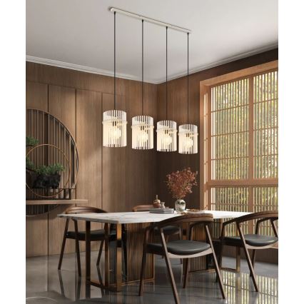 Globo - Pakaramā lustra uz troses 4xE27/60W/230V