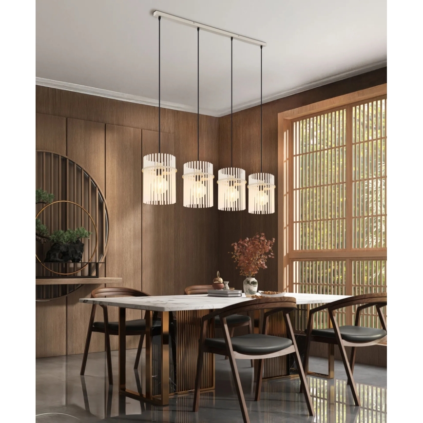 Globo - Pakaramā lustra uz troses 4xE27/60W/230V