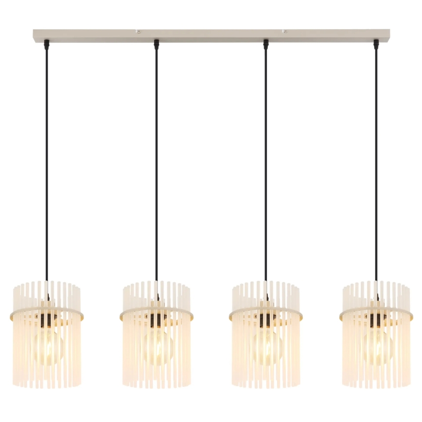 Globo - Pakaramā lustra uz troses 4xE27/60W/230V