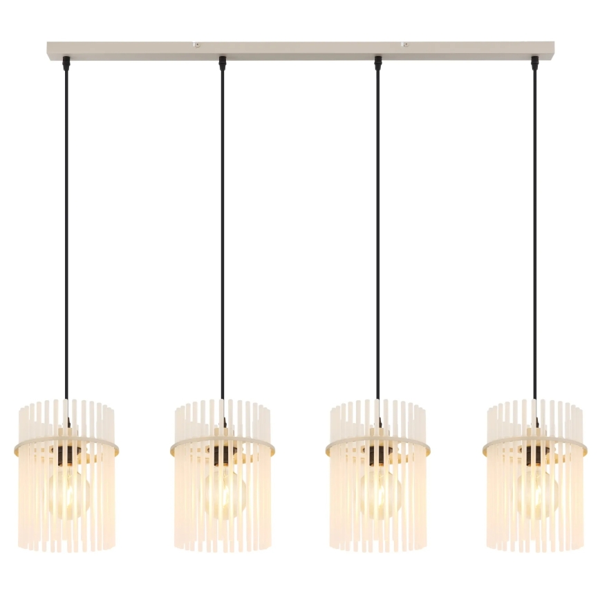 Globo - Pakaramā lustra uz troses 4xE27/60W/230V