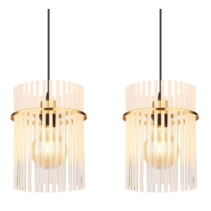 Globo - Lustra ar auklu 4xE27/60W/230V zelta