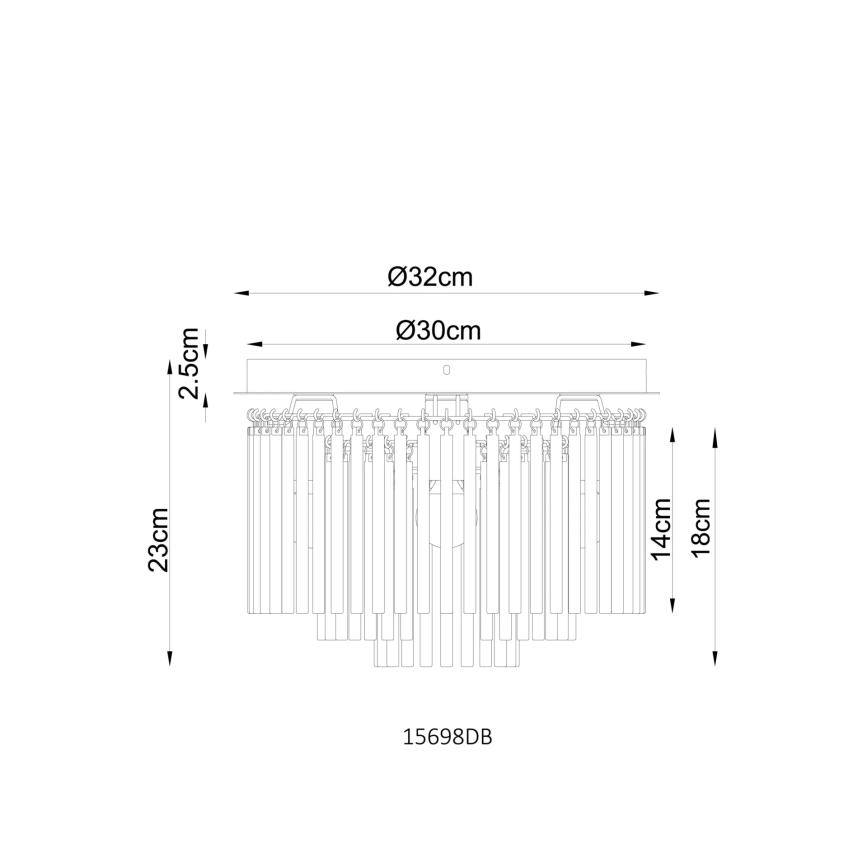 Globo - Griestu lampa 5xE14/40W/230V Ø 32 cm
