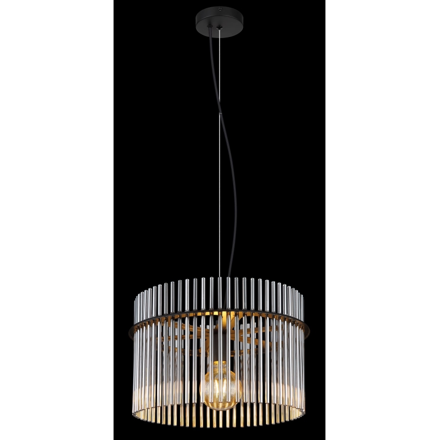 Globo - Lustra ar auklu 1xE27/60W/230V d. 40 cm melna