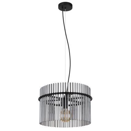 Globo - Lustra ar auklu 1xE27/60W/230V d. 40 cm melna