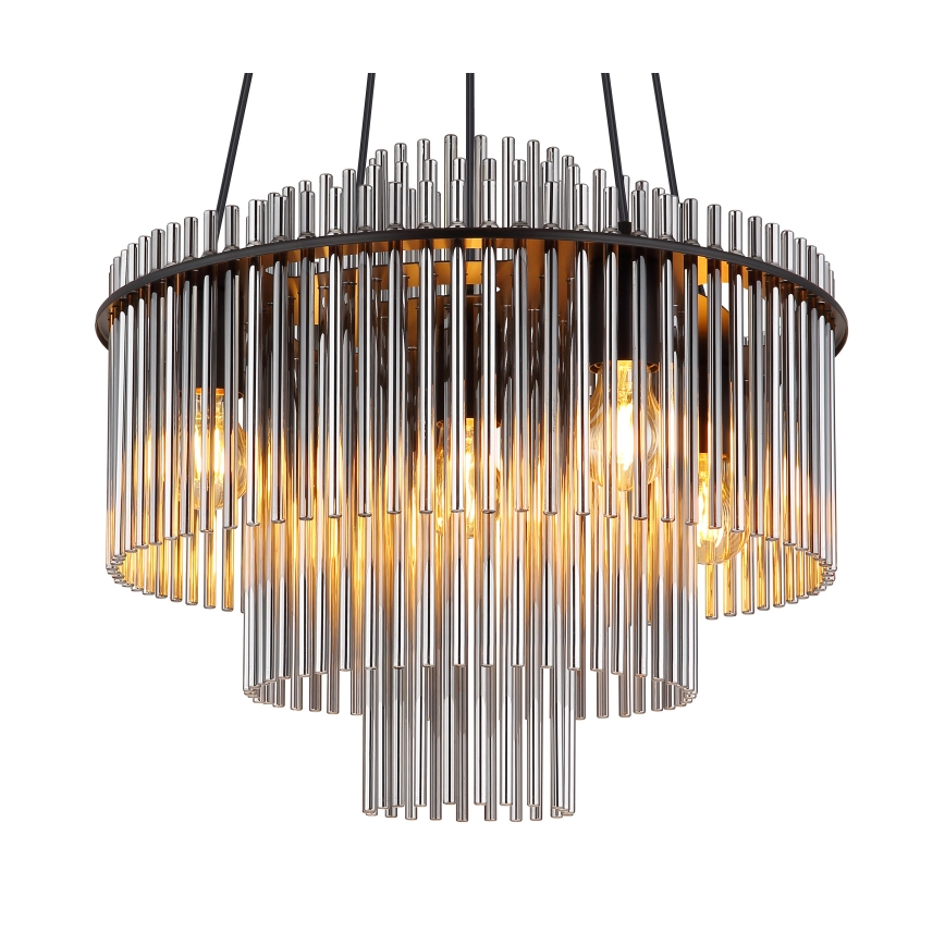 Globo - Piekaramā lustra uz kabeļa 5xE27/60W/230V melna