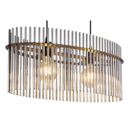 Globo - Lustra ar auklu 2xE27/60W/230V melna