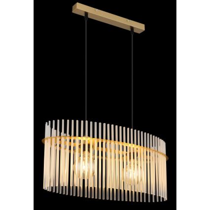 Globo - Lustra ar auklu 2xE27/60W/230V zelta