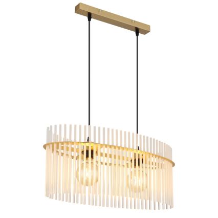 Globo - Lustra ar auklu 2xE27/60W/230V zelta