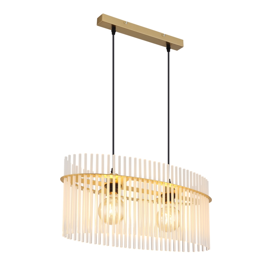 Globo - Lustra ar auklu 2xE27/60W/230V zelta