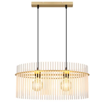 Globo - Lustra ar auklu 2xE27/60W/230V zelta
