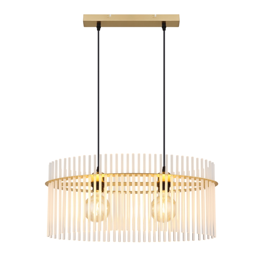 Globo - Lustra ar auklu 2xE27/60W/230V zelta