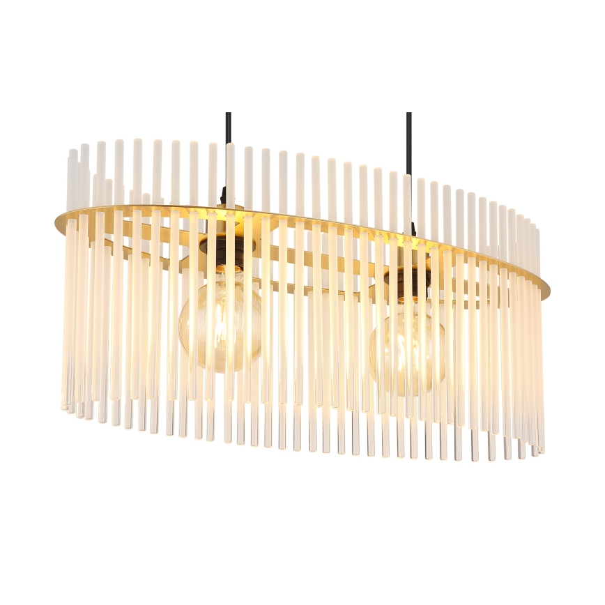 Globo - Lustra ar auklu 2xE27/60W/230V zelta