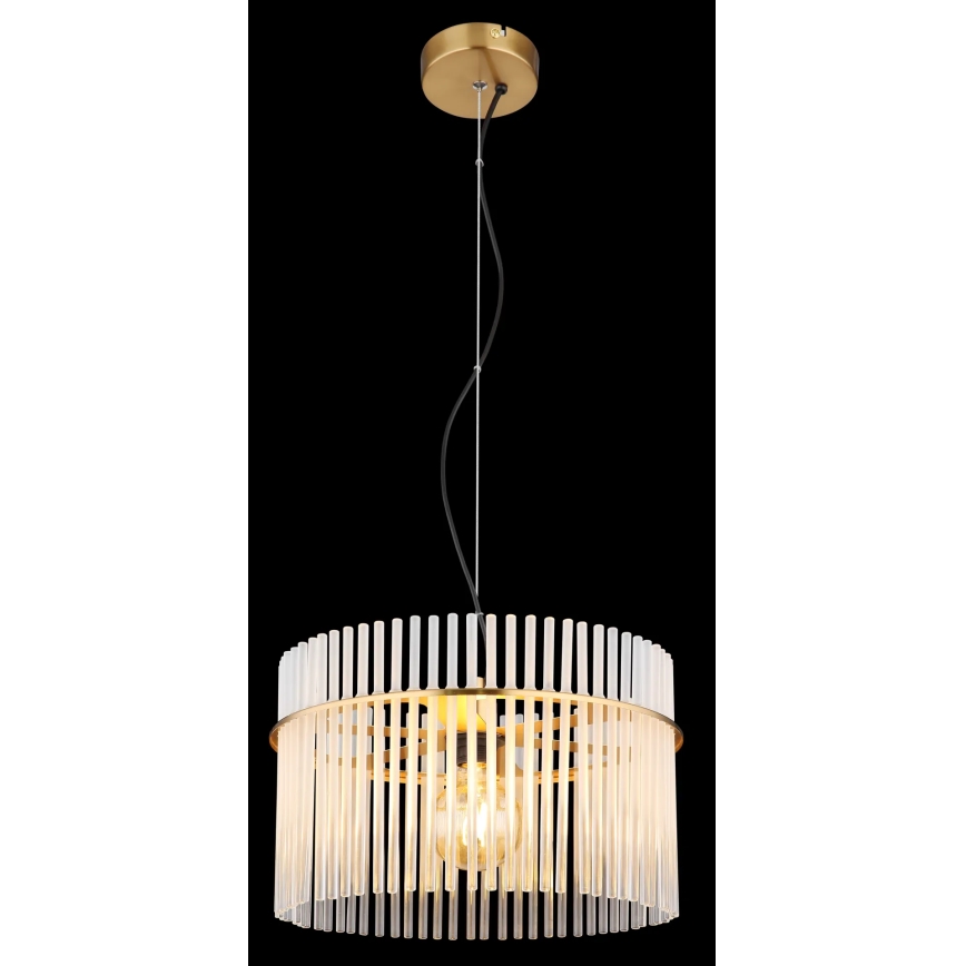 Globo - Lustra ar auklu 1xE27/60W/230V d. 40 cm zelta