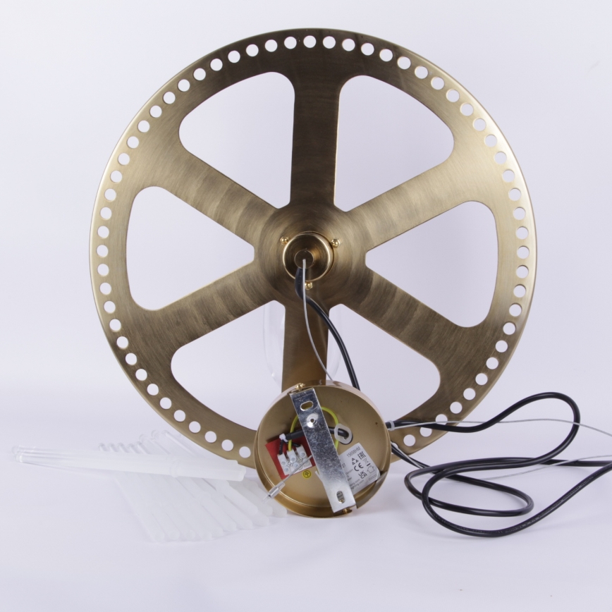 Globo - Lustra ar auklu 1xE27/60W/230V d. 40 cm zelta