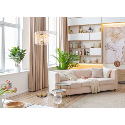Globo - Grīdas stāvlampa 1xE27/60W/230V zelta