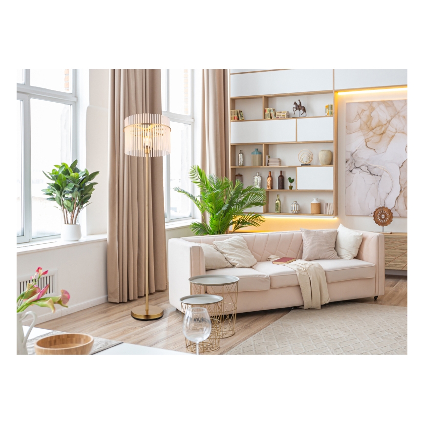 Globo - Grīdas stāvlampa 1xE27/60W/230V zelta