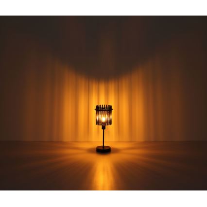 Globo - Galda lampa 1xE14/40W/230V d. 15 cm melna