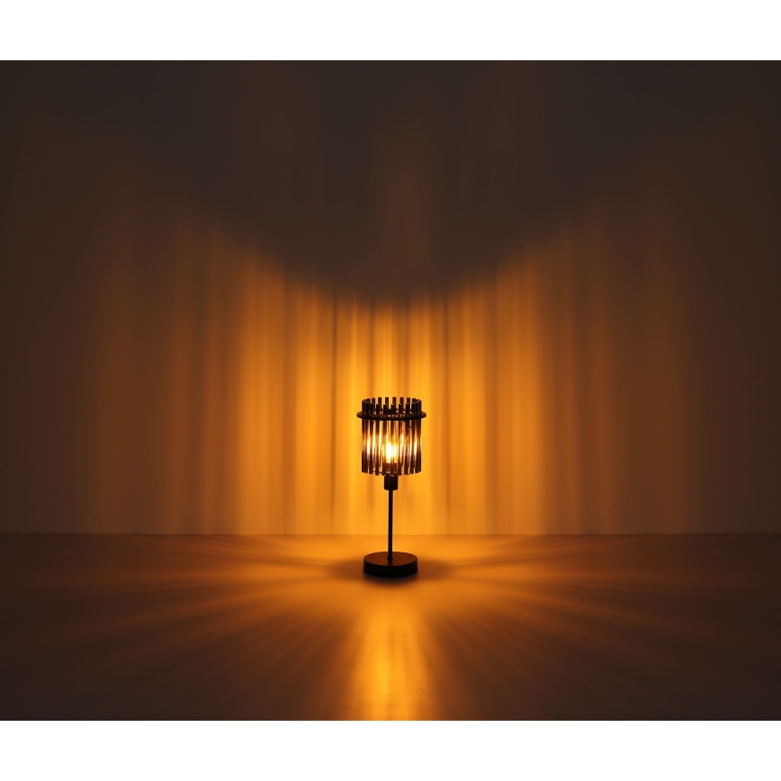 Globo - Galda lampa 1xE14/40W/230V d. 15 cm melna