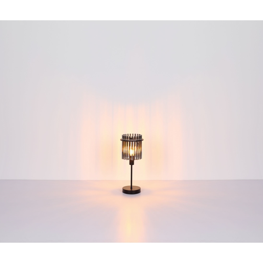 Globo - Galda lampa 1xE14/40W/230V d. 15 cm melna