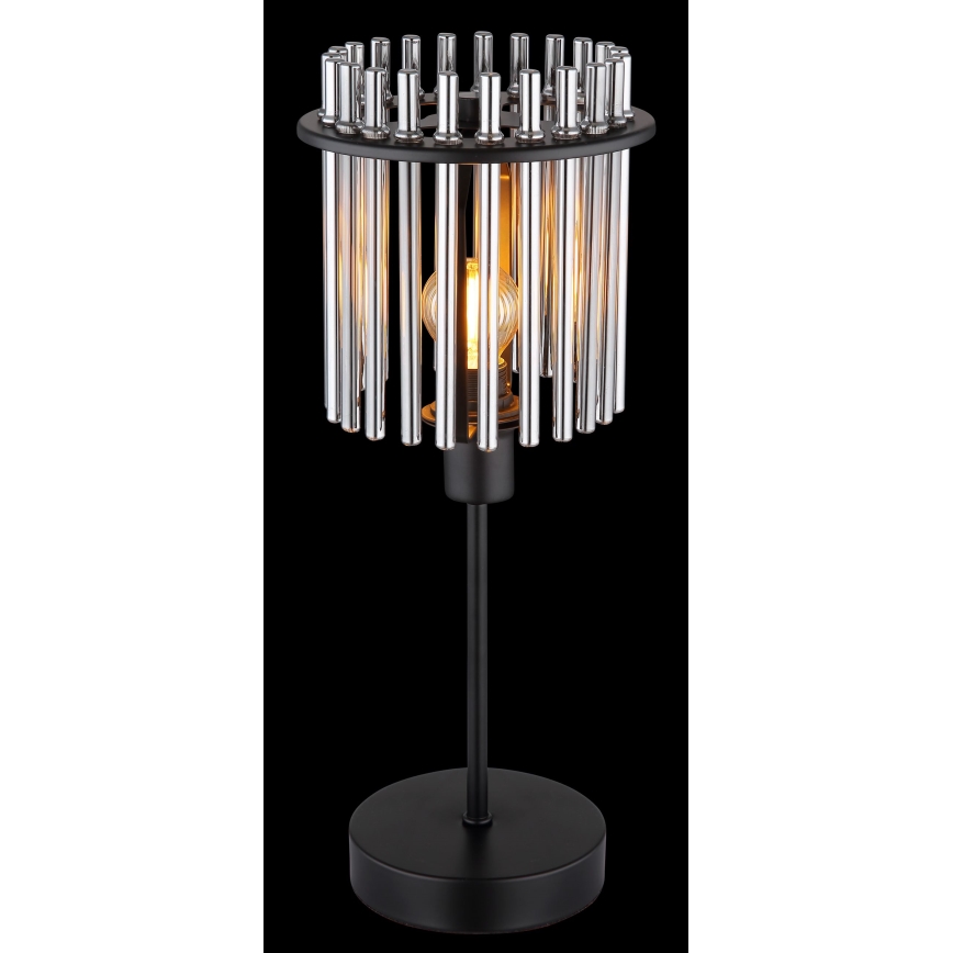 Globo - Galda lampa 1xE14/40W/230V d. 15 cm melna