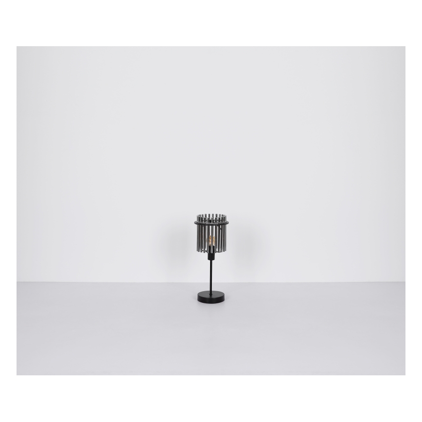 Globo - galda lampa 1x E27, 60 W, 230 V, Ø 30 cm, melna