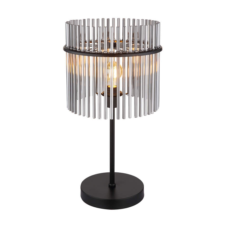 Globo - galda lampa 1x E27, 60 W, 230 V, Ø 30 cm, melna