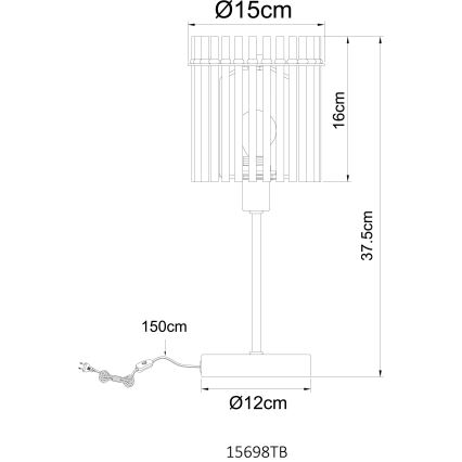 Globo - galda lampa 1xE14/40W/230V