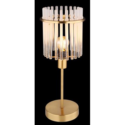 Globo - Galda lampa 1xE14/40W/230V d. 15 cm zelta