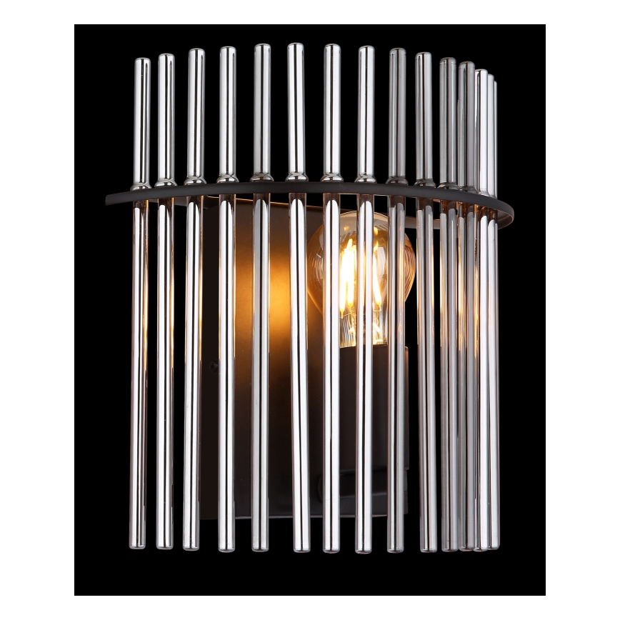 Globo - Sienas lampa 1xE27/60W/230V melna