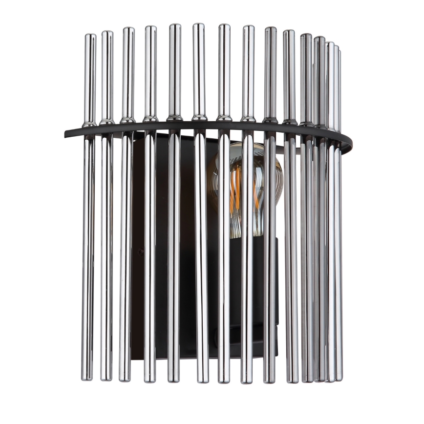 Globo - Sienas lampa 1xE27/60W/230V melna