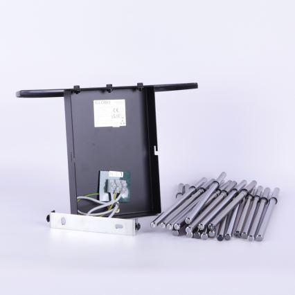 Globo - Sienas lampa 1xE27/60W/230V melna